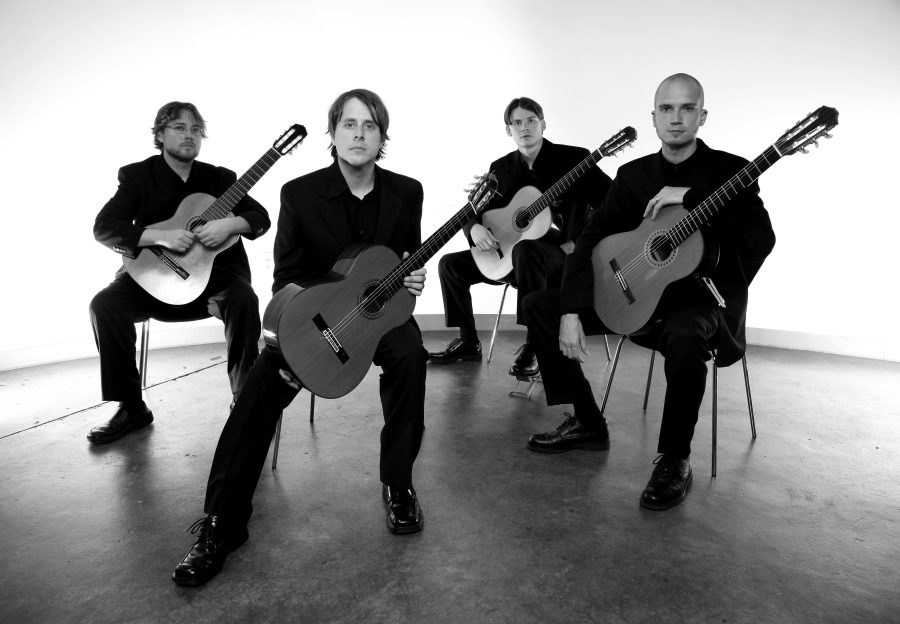 The+Georgia+Guitar+Quartet+will+bring+its+diverse+blend+of+musical+styles+and+repertoire+to+BJU+Tuesday+night.+Photo%3A+Submitted