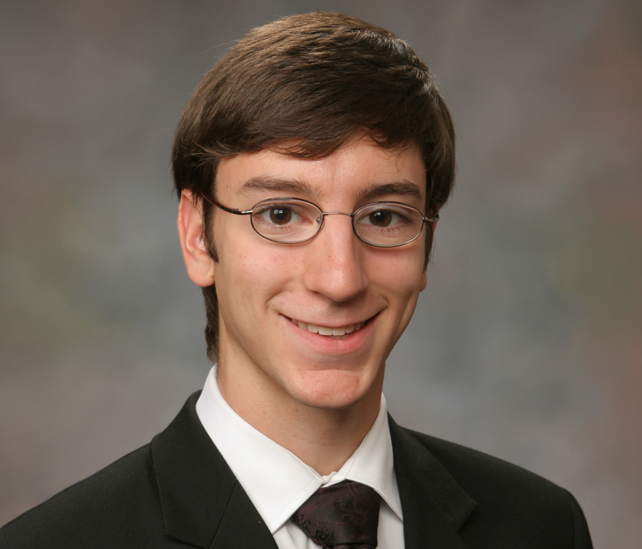 Senior business major Andrew Enjaian placed second in Capsim competition. Photo: Submitted