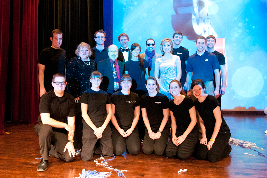 The+SLC+celebrates+a+job+well+done+with+Dr.+Stephen+Jones%2C+Dr.+Dan+Olinger+and+Miss+Jane+Smith+after+Seniors+on+Stage.+Photo%3A+Emma+Klak