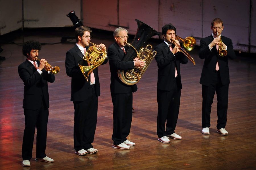 The Canadian Brass is world-renowned for their friendly, outgoing style and sheer brass know-how.     Photo: Submitted 