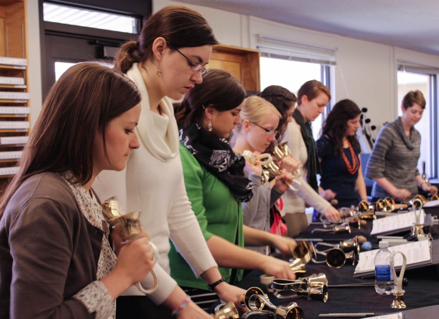 Handbell+players+practice+for+their+Friday+concert.++++Photo%3A+Olivia+Prairie