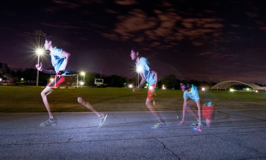 The first-ever Glorun, hosted by the SLC, will feature a 5K race in the dark, complete with glow sticks and glow-in-the-dark paint. Photo: Molly Waits