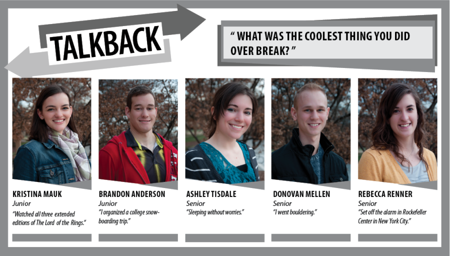 Talkback: What was the coolest thing you did over break?