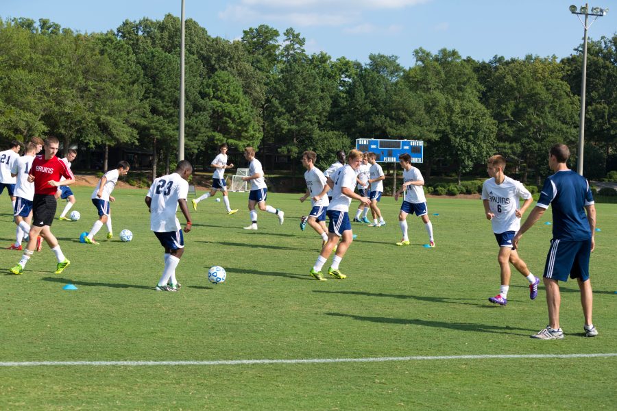 The Bruins are already hard at work preparing for the 2015 soccer season this fall.  Photo: Photo Services