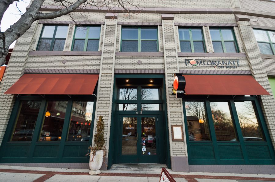 Pomegranate on Main is a restaurant in downtown Greenville, SC, February 5, 2018. (Rebecca Snyder)