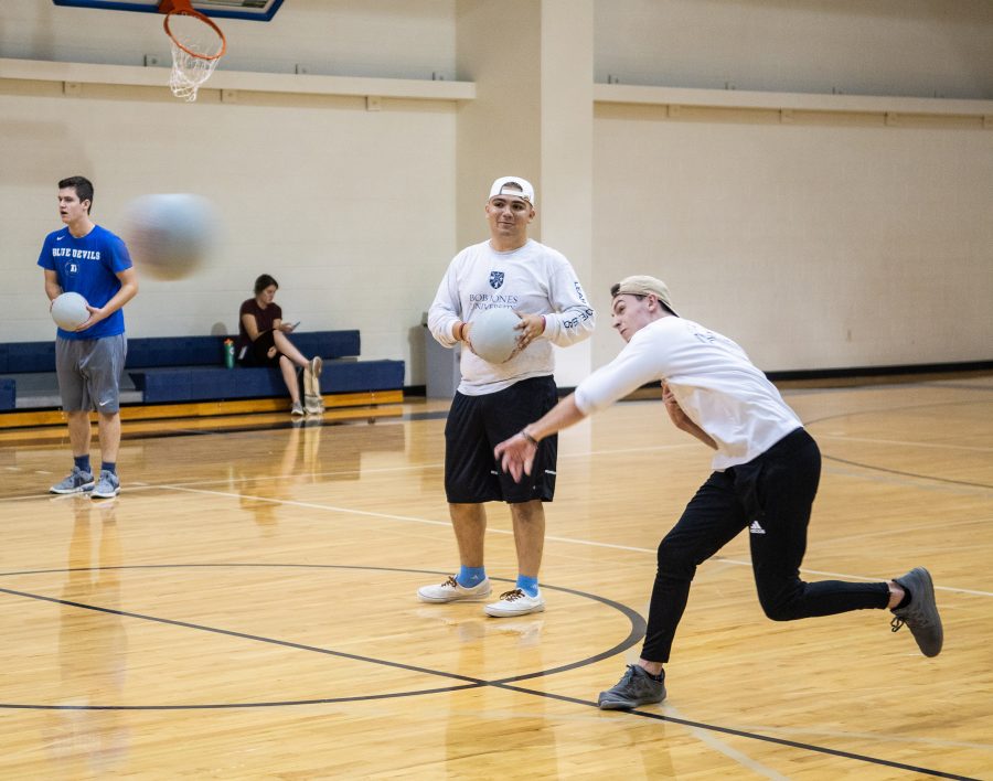 Dodgeball is a great alternative for people who dont play soccer during the fall sports season.  Photo: Robby Jorgensen
