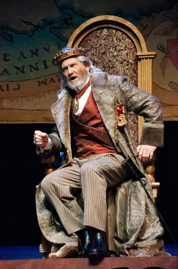 Aging King Lear divides the kingdom among his three daughters.    Photo: Abby Anglea