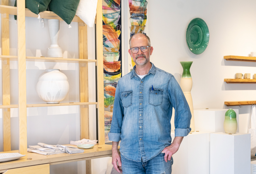 Darin Gehrke, owner of Darin Gehrke Ceramics in Greenville, finds inspiration for his pottery from Chinese and
Japenese styles, according to his website.
Photo: Melia Covington