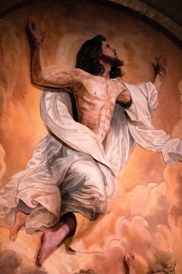 The final work of art portrayed at Living Gallery was The Ascension by Benjamin West, P.RA., an oil painting that hangs in BJU’s War Memorial Chapel.
Photo: Jordyn Britton