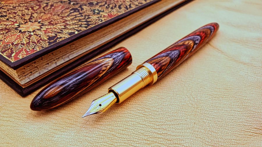 The Makers Market will feature many types of handcrafts and and artwork, including specialty pens from WoodNotch Pens, a small business run by members of the Roland family attending BJU. Photo: Submitted.