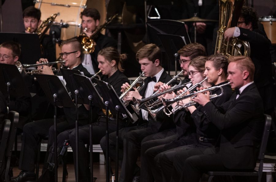 The Symphonic Wind Band performing in April 2022. Photo: Prince Sarnicula