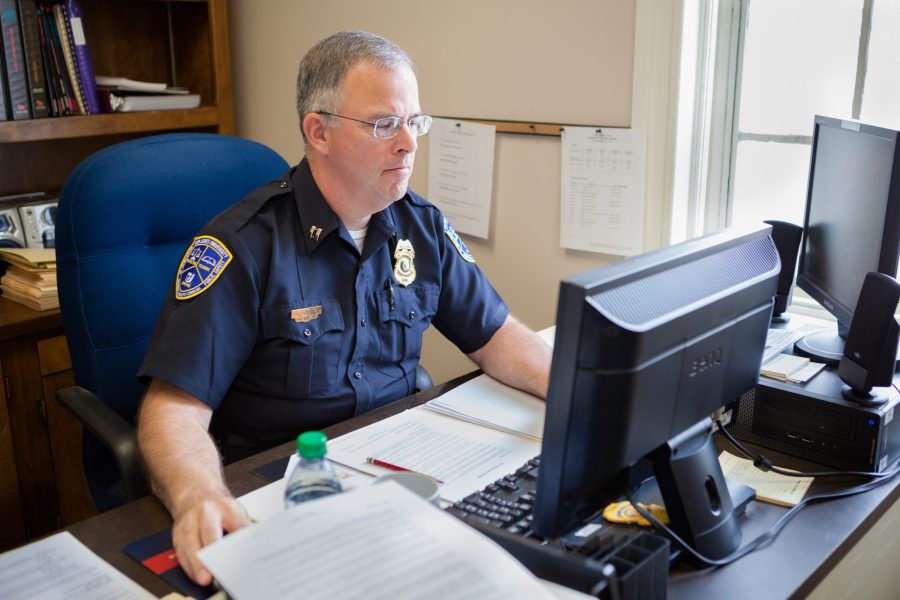 David Champ has worked as BJUs Public Safety commander since 2012. Photo: Derek Eckenroth