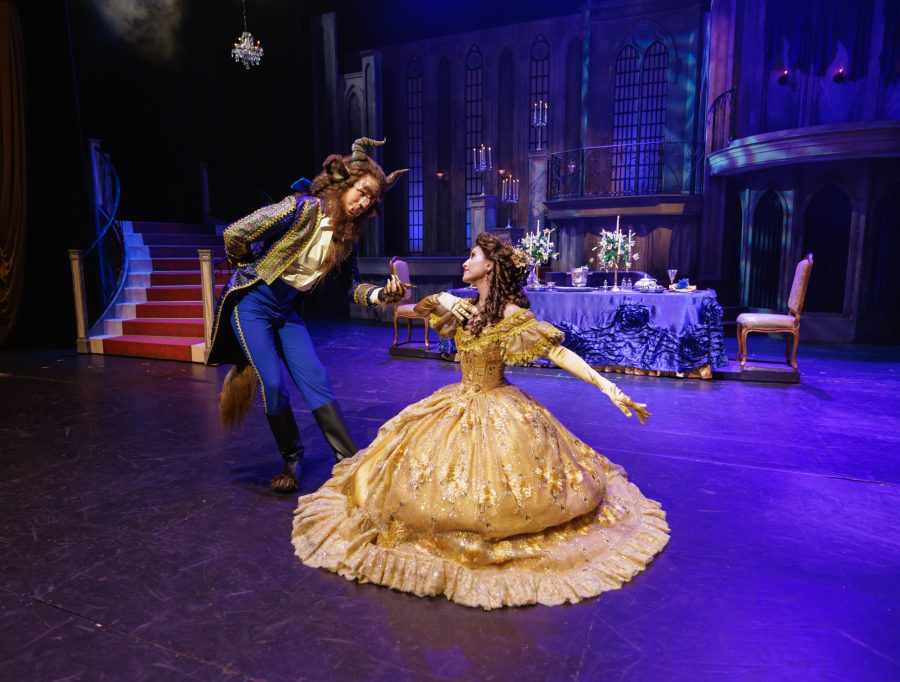 Andrew O’Shanick and Megan Stapleton star in the Broadway adaption of Disneys classic. Photo: Hal Cook