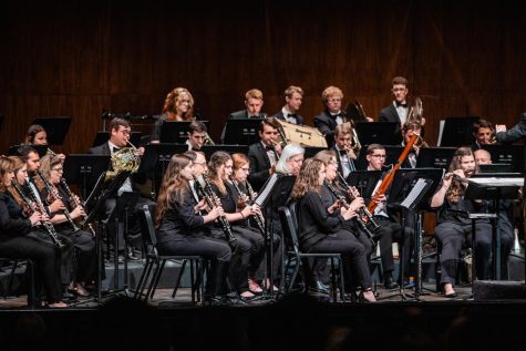 The Symphonic Wind Band is open to students of any major, although most of the members are music majors and graduate students.