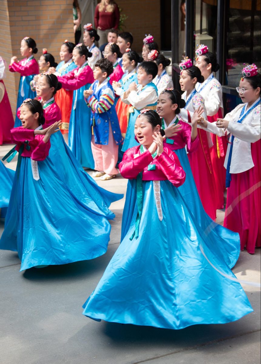 The FEBC-Korea Childrens Choir performed in the Student Center Mall at Bob Jones University, Sept. 25, 2023.