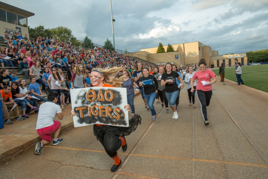 Society Induction at Alumni Stadium