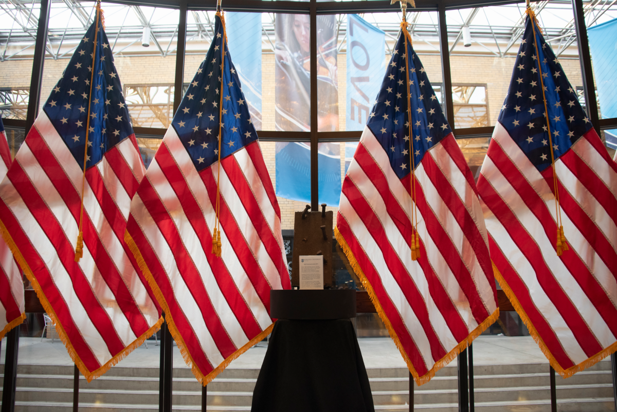 BJU community commemorates 9/11 anniversary with flag display