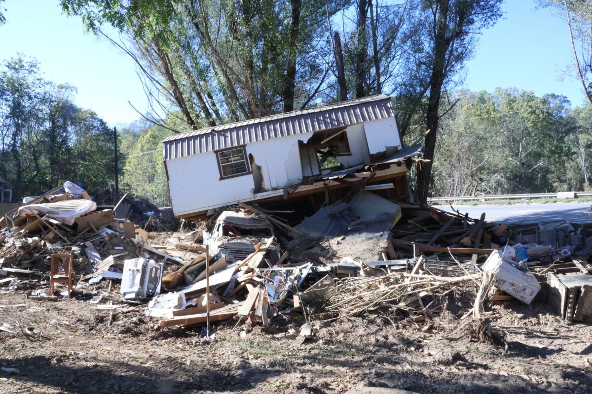 The destruction immediately after the storm.