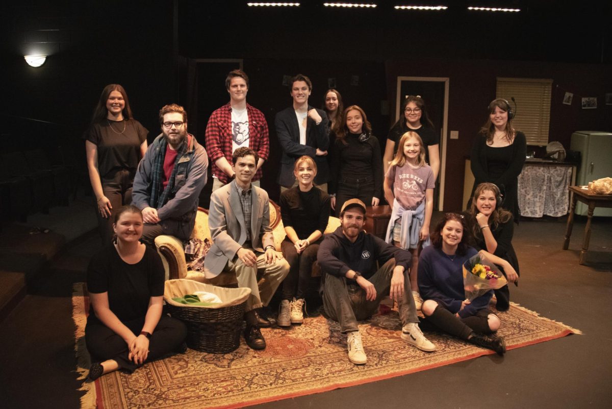 Cast and Crew photo after performance of Wait Until Dark (directed by Taylor Stephens).