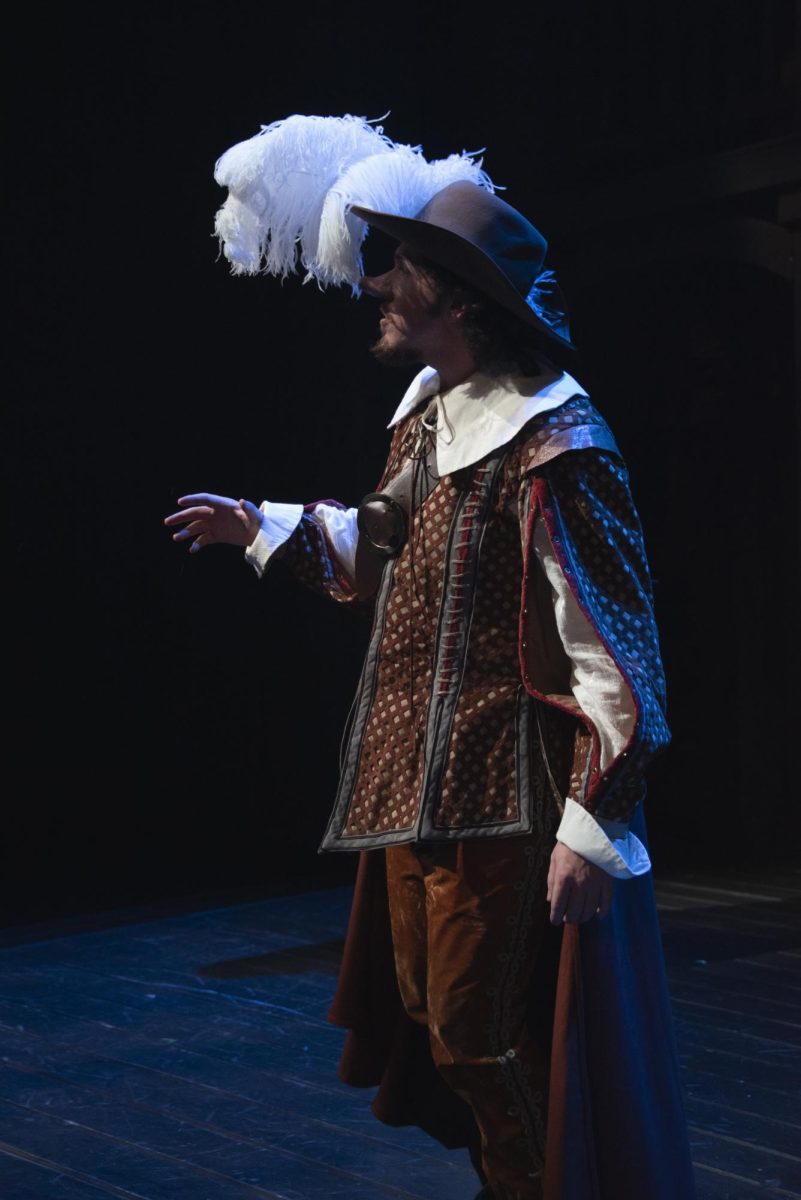 Photos from the Cyrano de Bergerac rehearsal. Actor: Isaac Stephens