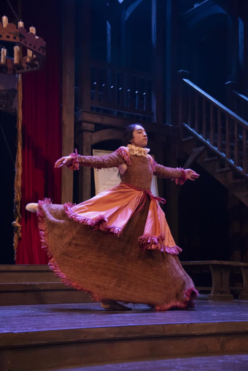 Photos from the Cyrano de Bergerac rehearsal. Actor: Lauren Treaster