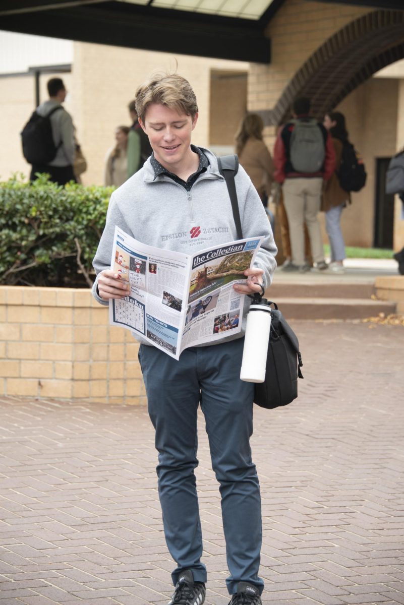 Collegian releases new paper after chapel on Monday.