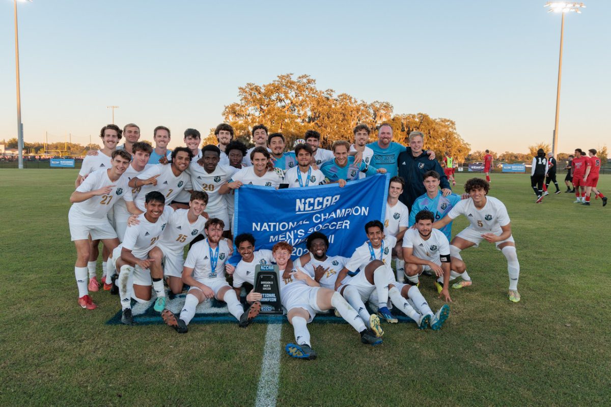 BJU takes the championship title in the final match against Boyce College. Photo provided by BJU Bruins.