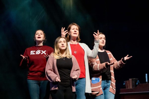 Rehearsal for the "Sound of Music."