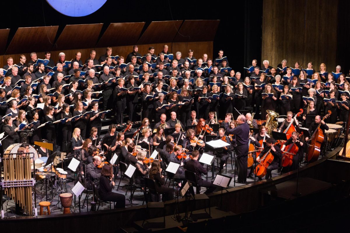 The Rivertree Singers premiere Dan Forrest’s "Jubilate Deo." Photo courtesy of BJU.