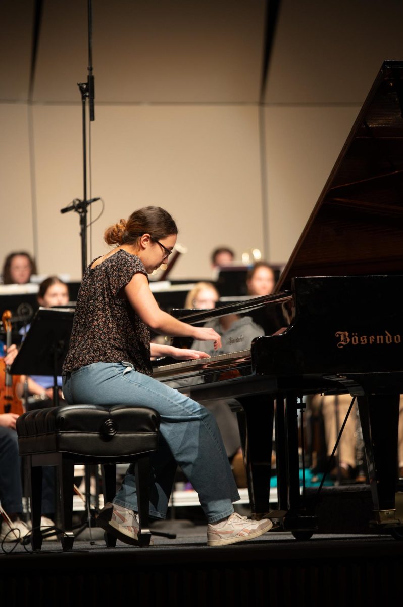Soloist rehearsing for Artist Series with David Kim