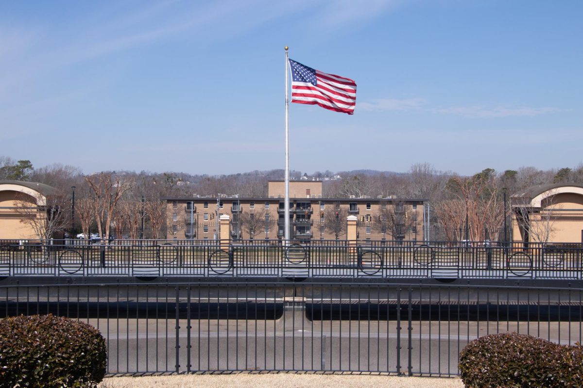 BJU plans to demolish the bridge and fountain as part of a renovation project that will transform the look of the campus, as seen Feb. 14, 2026.