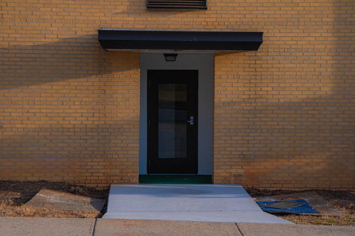 photo of the door to the new public safety office