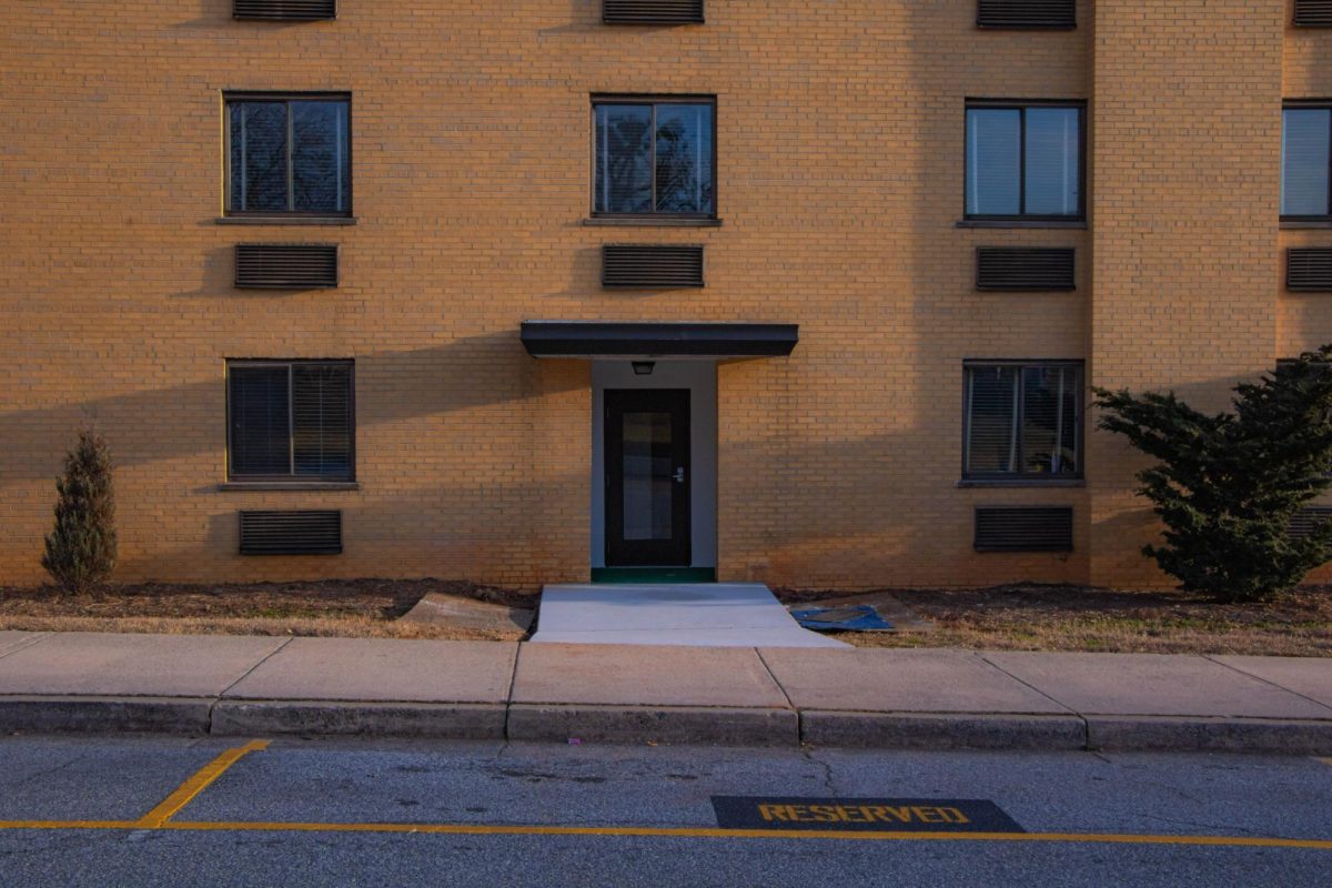 photo of the door to the new public safety office