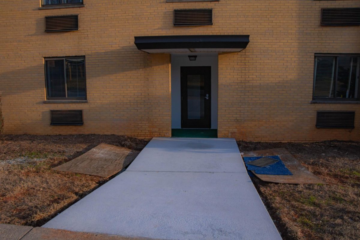 photo of the door to the new public safety office