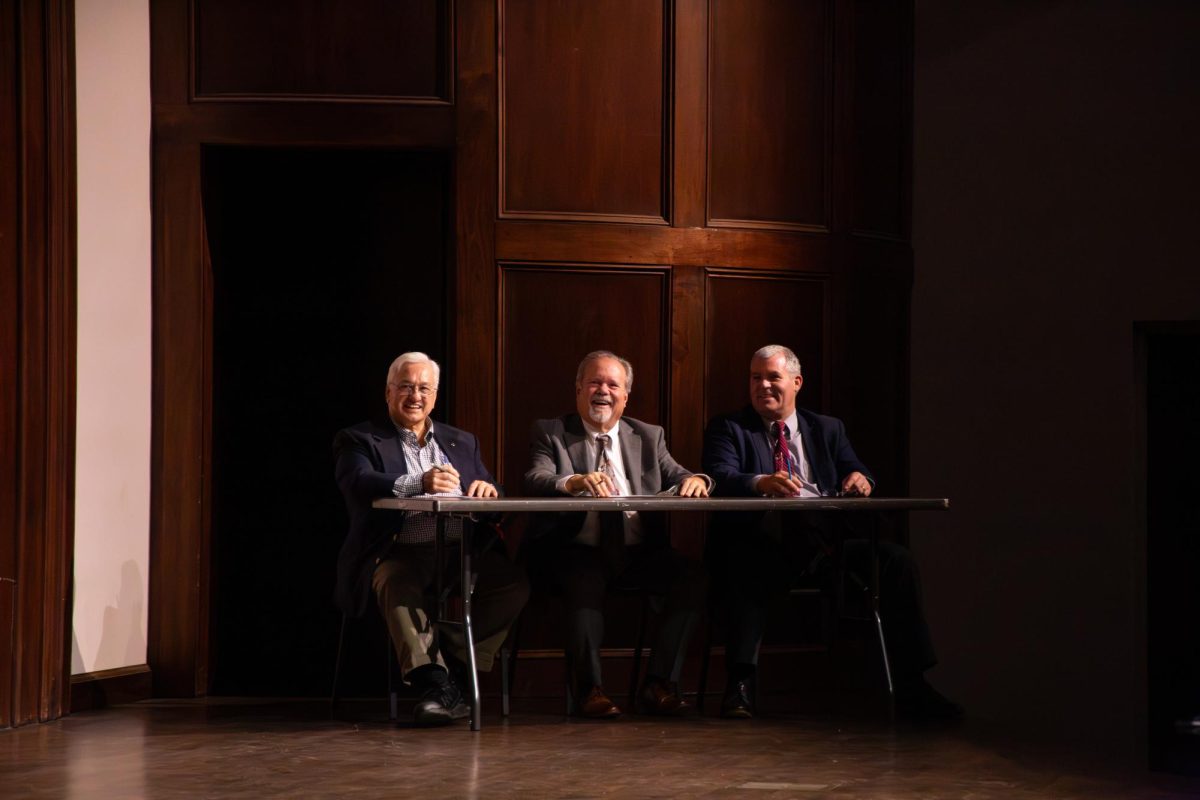 The judges at the Alpha Talent Show