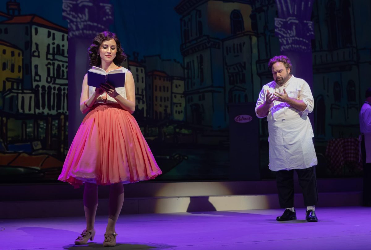 Dr. Megan Stapleton as Adina and William Davenport as Nemorino 