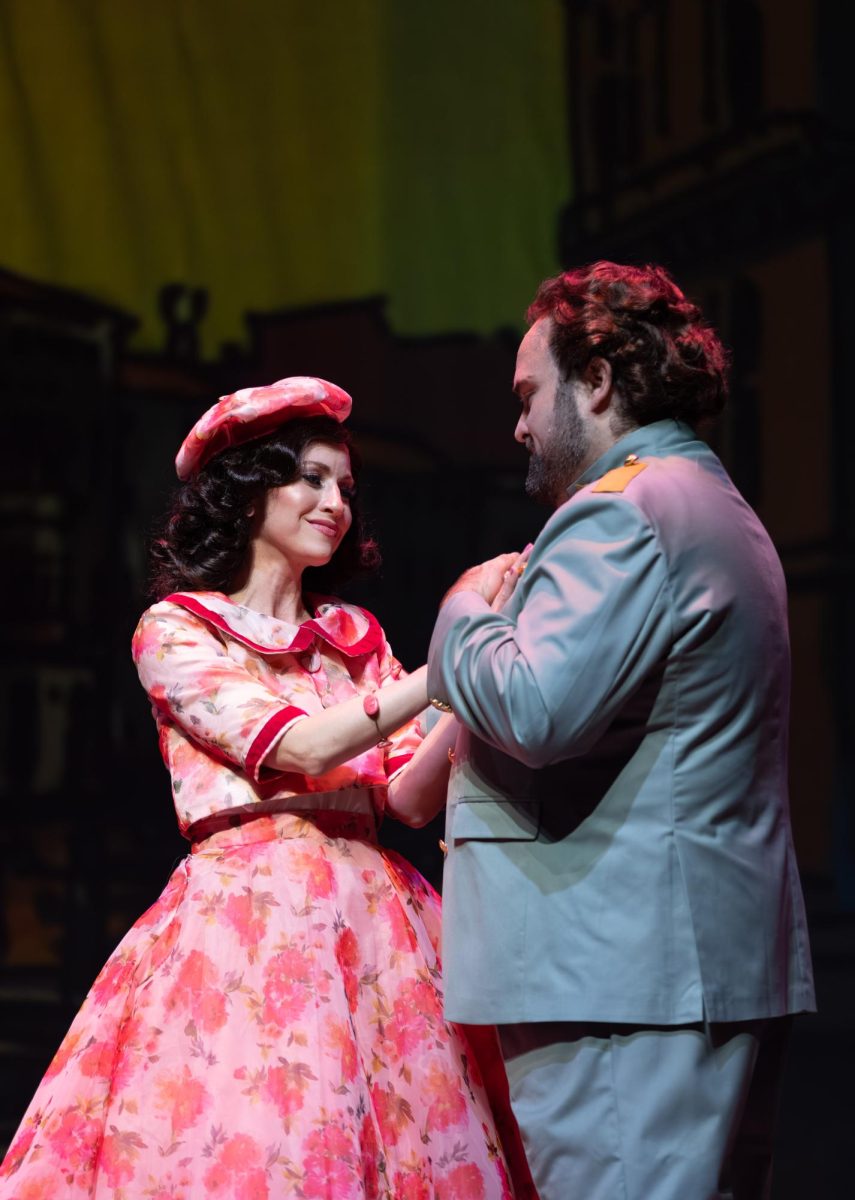 Dr. Megan Stapleton as Adina and William Davenport as Nemorino 